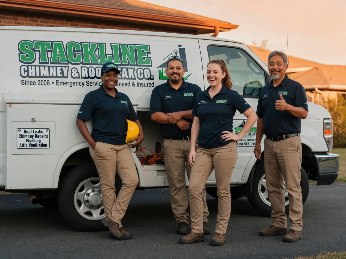 Chimney flashing repair company in Royse City, TX